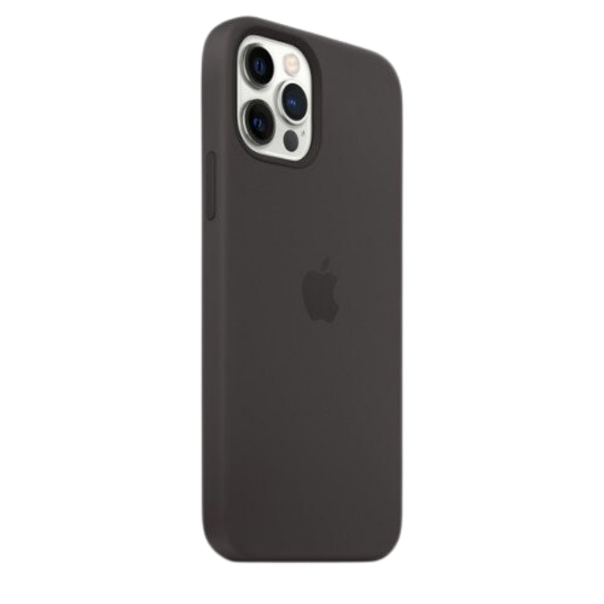 Apple silicone case with MagSafe iPhone 12/12 Pro (Original Quality) Black